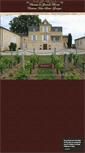 Mobile Screenshot of chateau-lagrandebarde.com